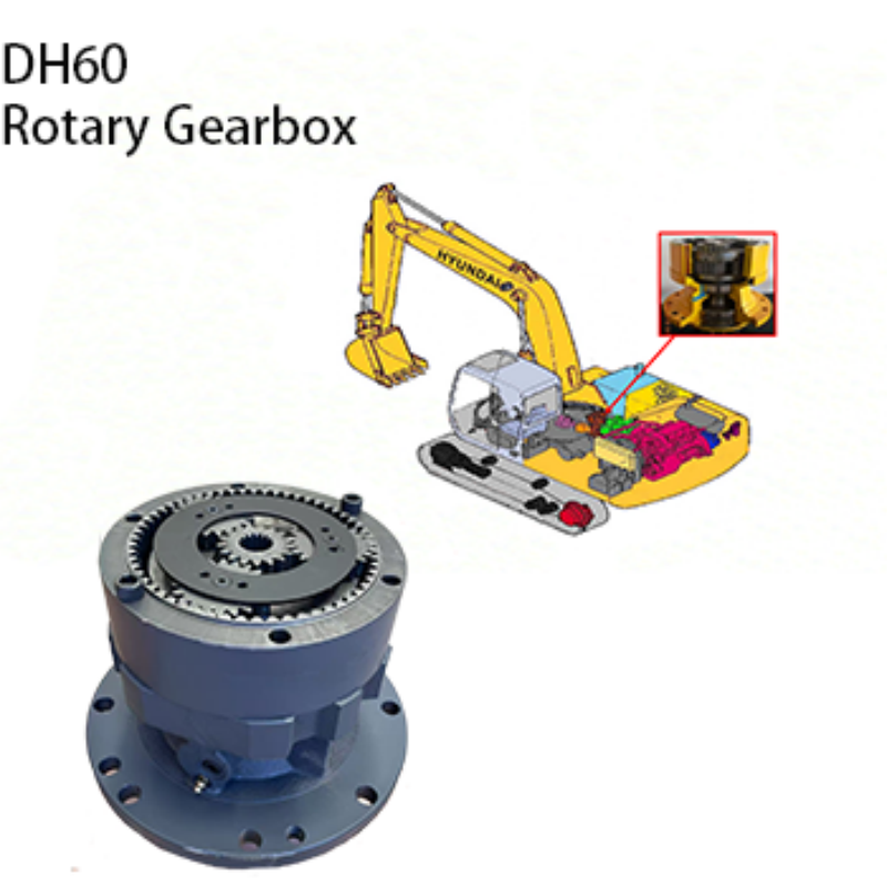 Crawler Excavator Spare Parts Swing Gearbox DH60 Reduction Reducer Gearbox for Doosan