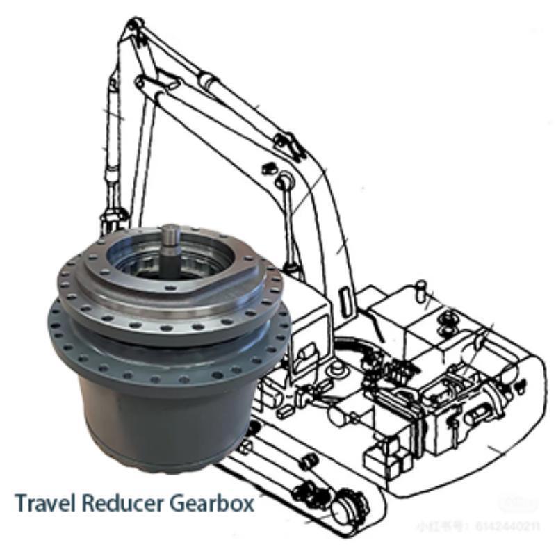 Grey Travel Motor Gearbox Doosan DX300-9 Gearbox Final Drive