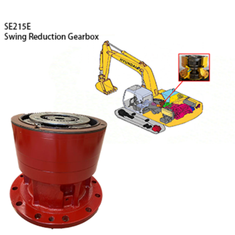SE215E Hydraulic Motor Gearbox High Precision Slew Gear Box Excavator Machinery Parts