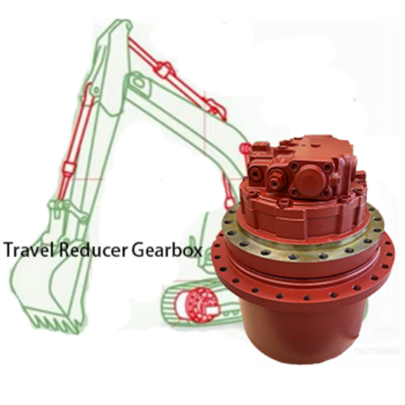 SK230-6 Excavator Travel Motor OEM Hydraulic Travel Motors Reduction Final Drive Assy