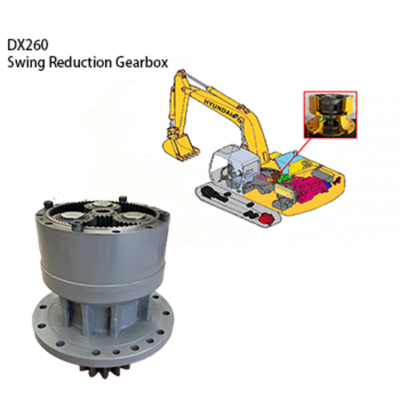 DX260 Gear Reducer Box Swing Gearbox Assembly OEM Excavator Parts